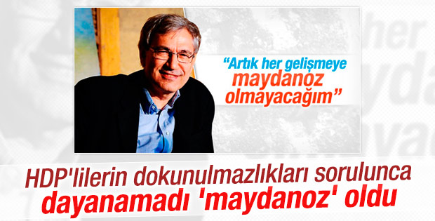 Maydanoz olmayacağım diyen Orhan Pamuk dayanamadı