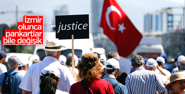CHP İzmir'den Kılıçdaroğlu'na destek yürüyüşü