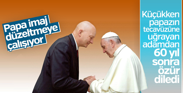 Papa, papaz mağdurundan özür diledi