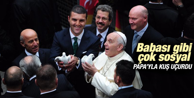 Emir Sarıgül Papa'yla buluştu