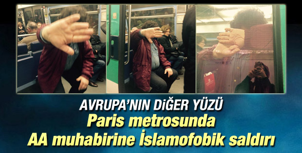 Fransa'da Anadolu Ajansı muhabirine İslamofobik saldırı