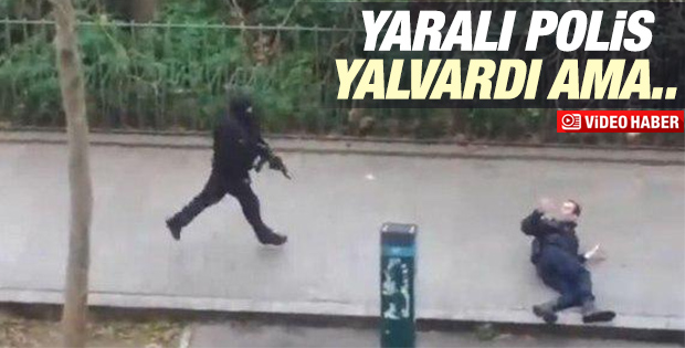 Paris'teki çatışmada kan donduran görüntüler
