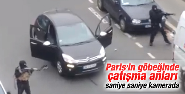 Paris'te saldırganlarla polis arasında kovalamaca