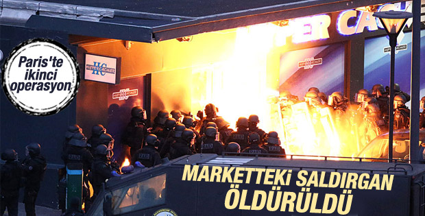 Paris'te ikinci rehine krizi: Saldırgan öldürüldü