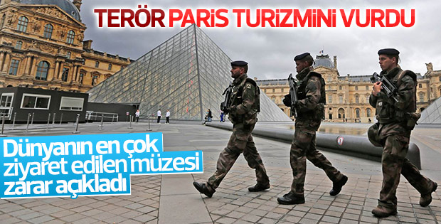 Saldırılar Louvre müzesini de vurdu