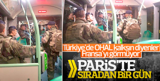 Fransa'da OHAL manzaraları