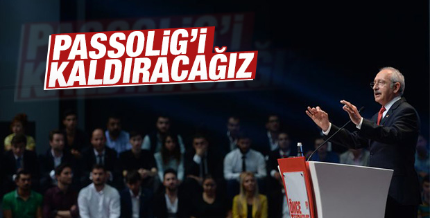 Kemal Kılıçdaroğlu Passolig'i kaldıracağını söyledi