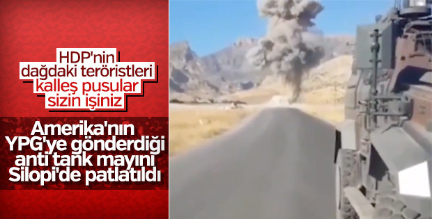 Yola tuzaklanan patlayıcı son anda fark edildi