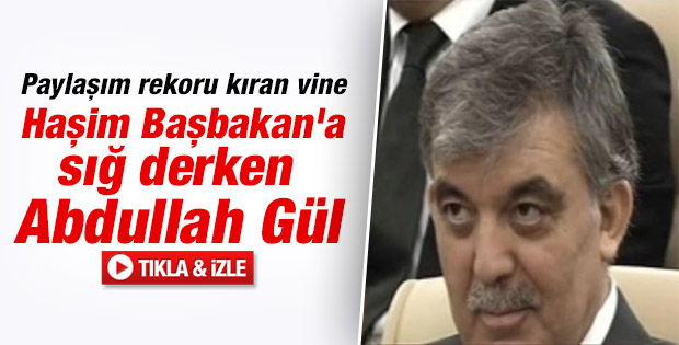 Paylaşım rekorları kıran Abdullah Gül vine'ı