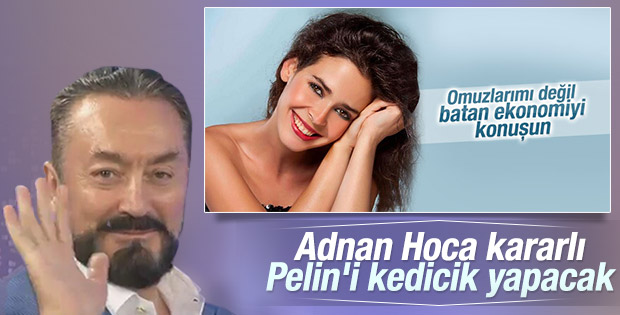 Adnan Oktar Pelin Batu'nun dekoltesini yorumladı