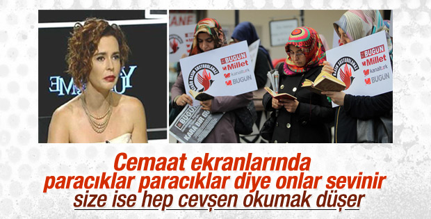 İpek Medya önünde cevşen okudular