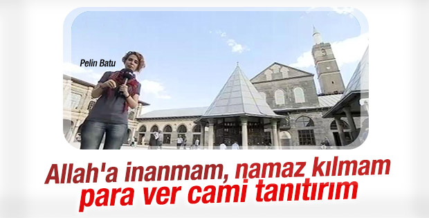 Pelin Batu'nun Diyarbakır'da cami gezisi