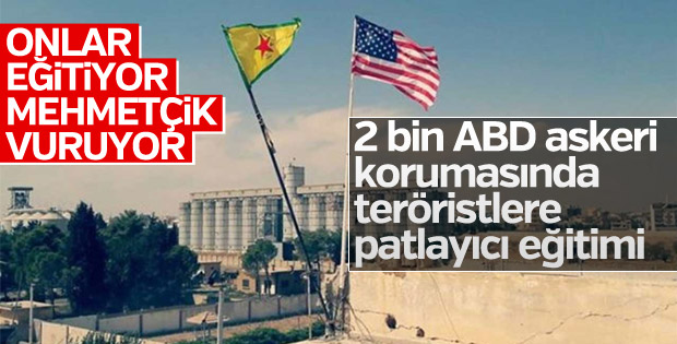 ABD ordusu PKK'lılara patlayıcı eğitimi veriyor