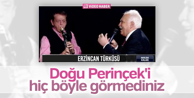 Doğu Perinçek türkü söyledi reklam girdi