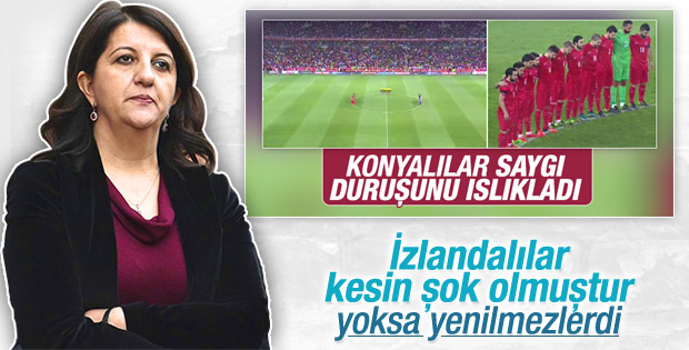 HDP'li Pervin Buldan Türkiye'nin galibiyetini gölgeledi