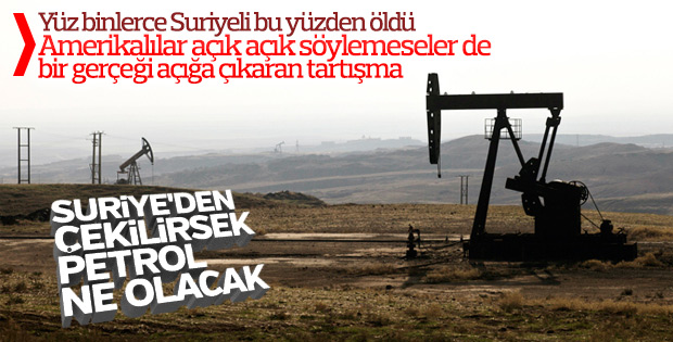 Amerika, Suriye petrolünü İran'a bırakmak istemiyor