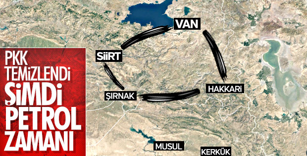 PKK'dan temizlenen Hakkari ve Siirt'te sondaj çalışmaları