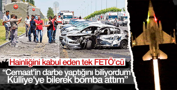 Cumhurbaşkanlığı Külliyesini bombalayan pilot konuştu