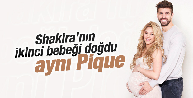 Shakira ikinci bebeğinin fotoğrafını paylaştı