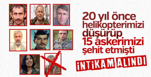 Kırmızı listedeki terörist öldürüldü