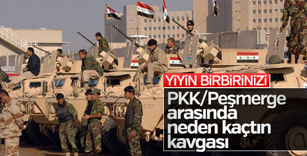 PKK'lı teröristler peşmergeyi suçladı