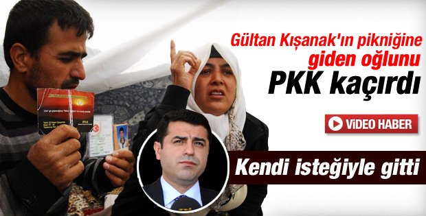 Oğlumuzu PKK kaçırdı diyen aile BDP'lilere öfkeli - İzle