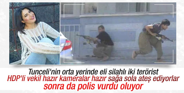PKK rastgele ateş ediyor HDP polis vurdu diyor