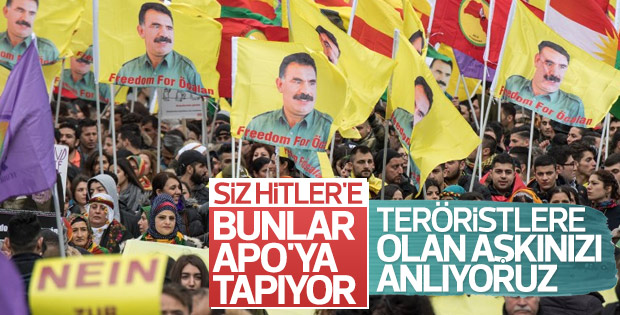 Almanya PKK'ya hayır propagandası yaptırdı