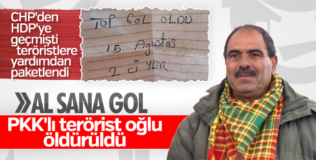 HDP'li başkanın PKK'lı oğlu öldürüldü