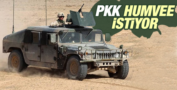 PKK Amerika'dan humvee istedi