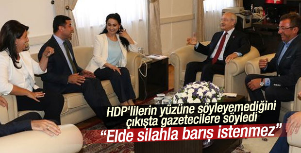 Meclis'te HDP-CHP görüşmesi