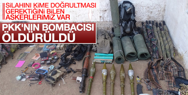 PKK’nın keskin nişancısı ve bombacısı öldürüldü