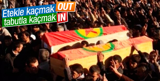 PKK yöneticisini tabutla kaçırmak istediler