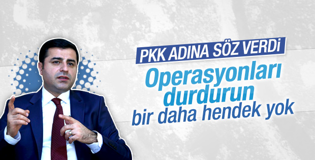 Demirtaş: Sadece ablukanın kalkması yeterli