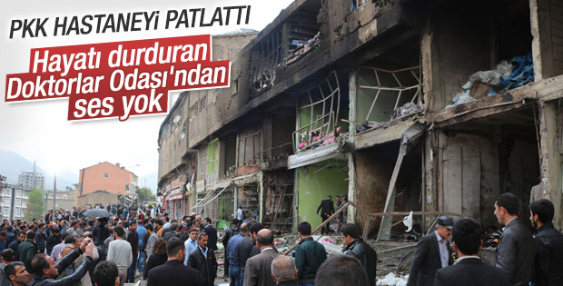 Türk Tabipler Birliği hastane saldırısını görmezden geldi