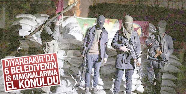 PKK'ya çalışan belediyelerin iş makinalarına el konuldu