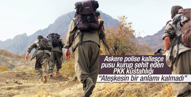 PKK'dan küstah açıklama