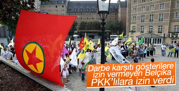 Belçika, PKK'ya gösteri yapmaları için izin verdi