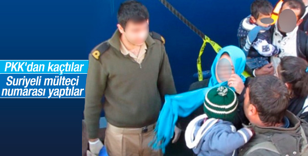 Şırnak'tan kaçan aile mülteci teknesinde yakalandı