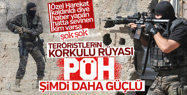 Özel Harekat Dairesi, başkanlık seviyesine yükseltildi