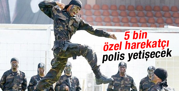 Polis Akademisi 5 bin özel harekatçı yetiştirecek