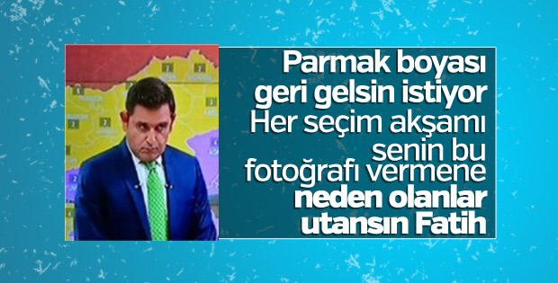Fatih Portakal: Seçimlerde parmak boyası geri gelsin