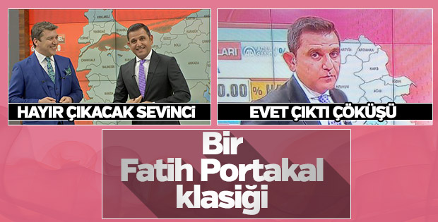 Seçim sonuçlarını gören Fatih Portakal'ın morali bozuldu