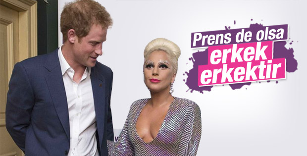 Prens Harry Lady Gaga ile bir araya geldi