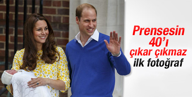 Prenses Charlotte'un ilk fotoğrafı