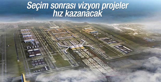 Mega projeler hız kazanıyor