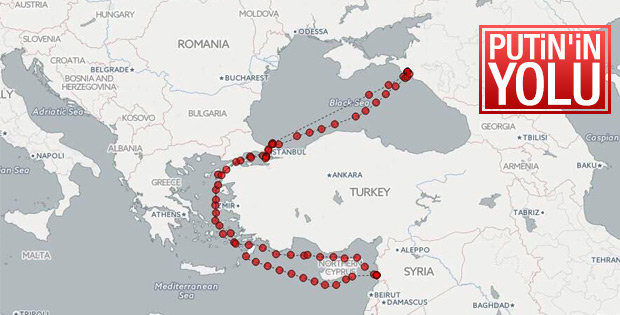 Türk boğazlarından geçen Rus gemileri