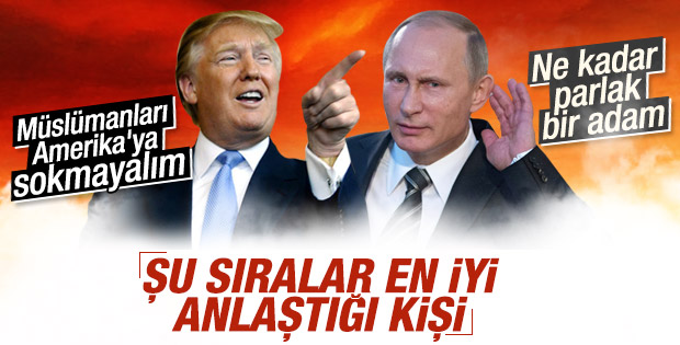 Donald Trump Putin'in övgülerine cevap verdi