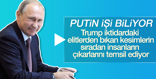 Putin, başkanlık yarışında Trump'ı destekledi