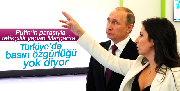 Putin'in genel yayın yönetmeni Türkiye'de sansür var diyor